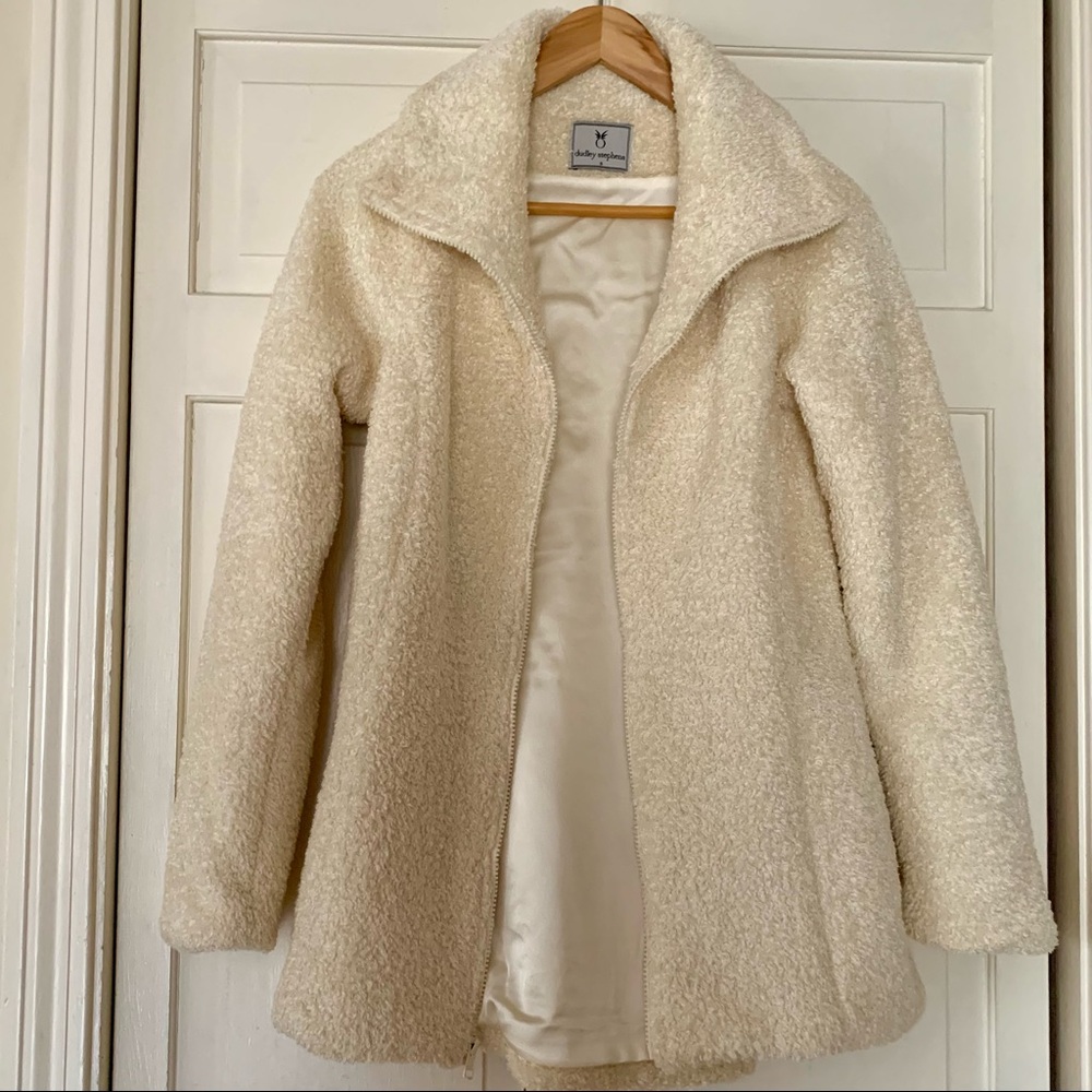 Dudley Stephen’s teddy jacket